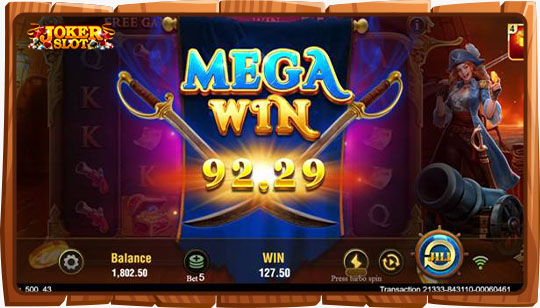 รางวัลโบนัสและแจ็คพอต PirateQueen 2 ราชินีโจรสลัด ภาค 2