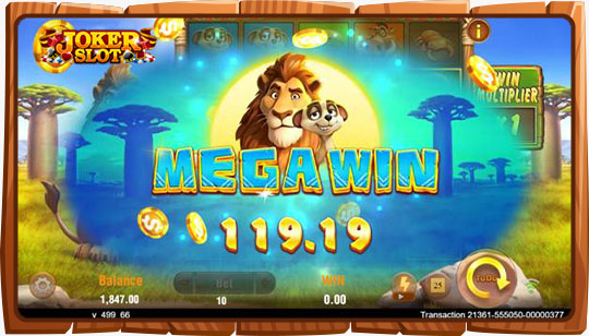 รางวัลโบนัสและแจ็คพอต SafariMystery ซาฟารีมิสทรี